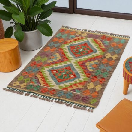 Preproga Kilim Chobi 125x79 ročno tkani afgan kilim