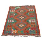 Preproga Kilim Chobi 135x85 ročno tkani afgan kilim iz volne