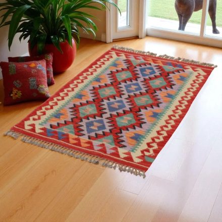 Preproga Kilim Chobi 123x78 ročno tkani afgan kilim