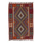 Preproga Kilim Chobi 89x125 ročno tkani afgan kilim
