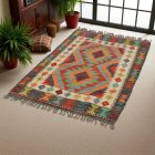 Preproga Kilim Chobi 129x89 ročno tkani afgan kilim