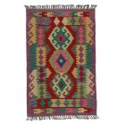 Preproga Kilim Chobi 83x124 ročno tkani afgan kilim iz volne