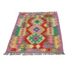 Preproga Kilim Chobi 83x124 ročno tkani afgan kilim iz volne