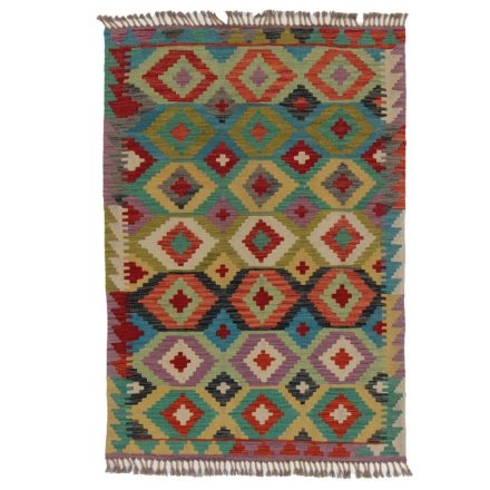 Etnična preproga kilim 147x103 ročno tkani volneni kilim