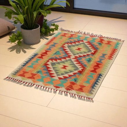 Preproga Kilim Chobi 117x86 ročno tkani afgan kilim