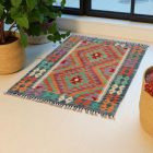 Ročno tkana preproga Kilim Chobi 125x91 cm – Afgan volna in barve