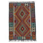 Ročno tkana preproga Kilim Chobi 125x91 cm – Afgan volna in barve