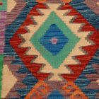 Preproga Kilim Chobi 126x80 ročno tkani afgan kilim iz volne