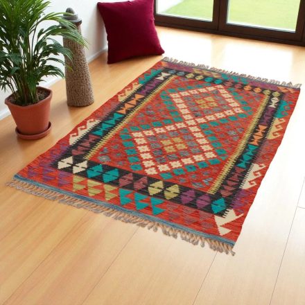 Preproga Kilim Chobi 174x103 ročno tkani Afgan volneni kilim