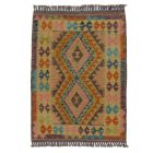 Preproga Kilim Chobi 117x87 ročno tkani afgan kilim iz volne