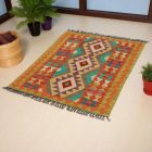 Preproga Kilim Chobi 118x88 ročno tkani afgan kilim iz volne