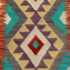 Preproga Kilim Chobi 118x88 ročno tkani afgan kilim iz volne