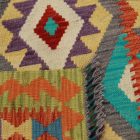 Preproga Kilim Chobi 118x88 ročno tkani afgan kilim iz volne