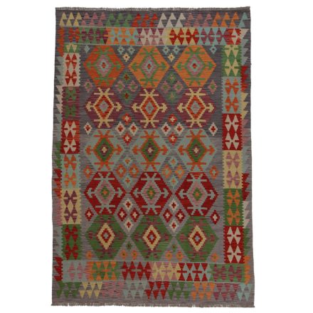 Preproga Kilim Chobi 257x176 ročno tkani afgan kilim iz volne