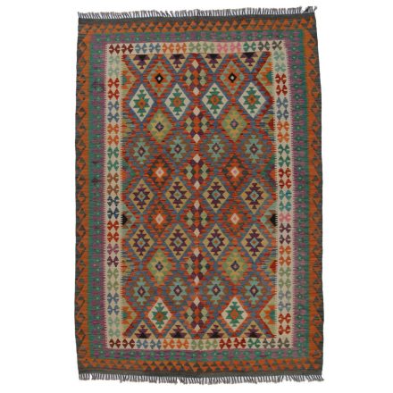 Preproga Kilim Chobi 203x294 ročno tkani afgan kilim