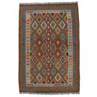 Preproga Kilim Chobi 203x294 ročno tkani afgan kilim
