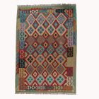 Preproga Kilim Chobi 205x293 ročno tkani afgan kilim