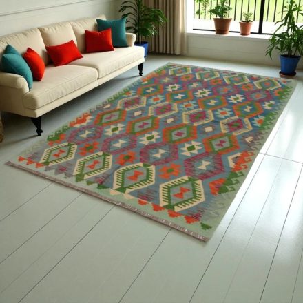 Preproga Kilim Chobi 174x258 ročno tkani afgan kilim