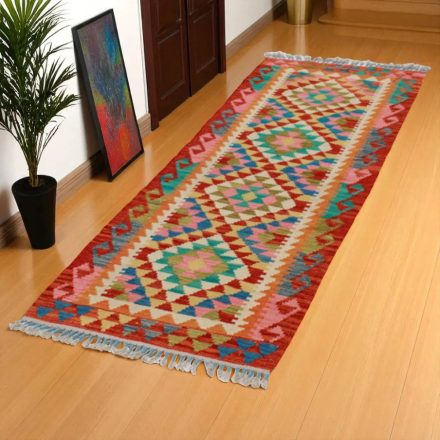 Kilim Chobi 68x199 cm – ročno tkani afgan kilim v tekači obliki