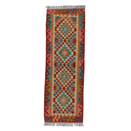 Preproga Kilim Chobi 68x199 ročno tkani afgan kilim