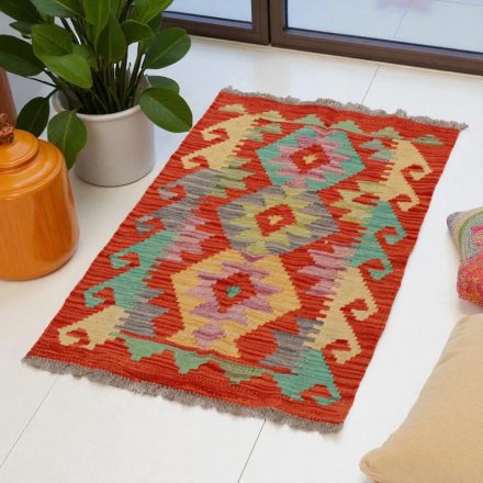 Preproga Kilim Chobi 91x56 ročno tkani afgan kilim