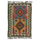 Preproga Kilim Chobi 80x57 ročno tkani afgan kilim iz volne