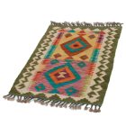 Preproga Kilim Chobi 80x57 ročno tkani afgan kilim iz volne