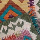 Preproga Kilim Chobi 80x57 ročno tkani afgan kilim iz volne