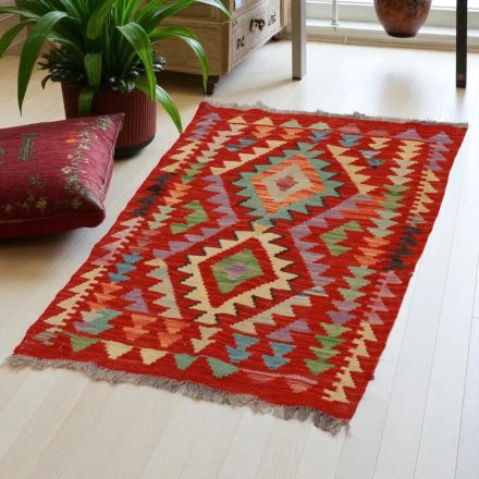 Preproga Kilim Chobi 98x66 ročno tkani afgan kilim