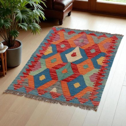 Preproga Kilim Chobi 88x63 ročno tkani afgan kilim