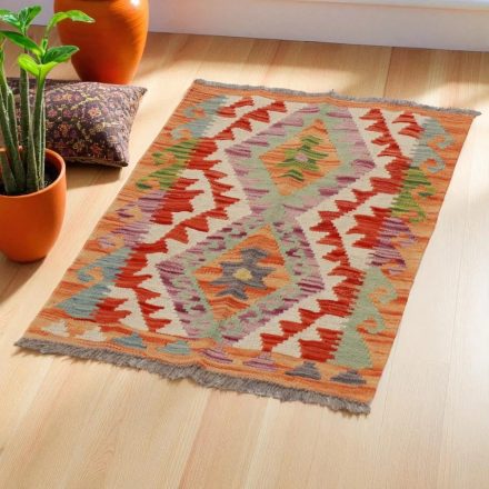 Preproga Kilim Chobi 83x61 ročno tkani afgan kilim