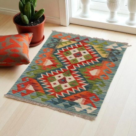 Preproga Kilim Chobi 84x61 ročno tkani afgan kilim