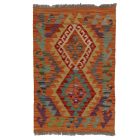 Preproga Kilim Chobi 95x64 ročno tkani afgan kilim iz volne