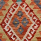 Preproga Kilim Chobi 95x64 ročno tkani afgan kilim iz volne