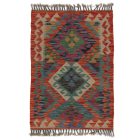 Preproga Kilim Chobi 94x66 ročno tkani afgan kilim iz volne