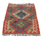 Preproga Kilim Chobi 94x66 ročno tkani afgan kilim iz volne