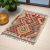 Preproga Kilim Chobi 95x70 ročno tkani afgan kilim iz volne