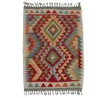 Preproga Kilim Chobi 95x70 ročno tkani afgan kilim iz volne