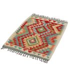 Preproga Kilim Chobi 95x70 ročno tkani afgan kilim iz volne