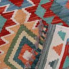 Preproga Kilim Chobi 95x70 ročno tkani afgan kilim iz volne