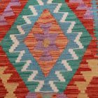 Preproga Kilim Chobi 96x61 ročno tkani afgan kilim iz volne