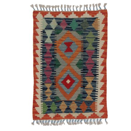 Preproga Kilim Chobi 86x58 ročno tkani afgan kilim