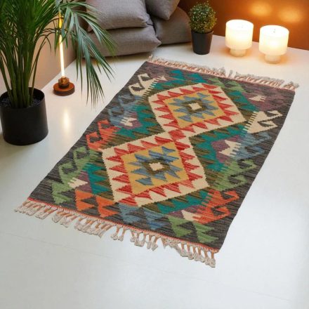 Preproga Kilim Chobi 59x91 ročno tkani afgan kilim