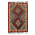Ročno tkana kilim preproga Chobi 91x62 cm – afganistanski slog