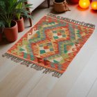 Preproga Kilim Chobi 80x62 ročno tkani afgan kilim