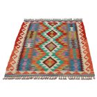 Etnična preproga kilim 126x88 ročno tkani afgan kilim