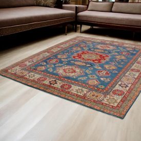 Orientalska preproga Kazak 253x357 ročno vozlana preproga