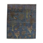 Orientalska preproga Afshar naqsha 253x293 ročno vozlana Afgan preproga