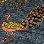 Orientalska preproga Afshar naqsha 253x293 ročno vozlana Afgan preproga