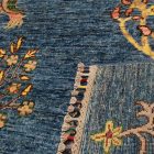 Orientalska preproga Afshar naqsha 253x293 ročno vozlana Afgan preproga